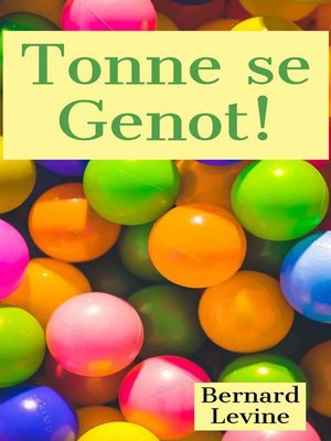 cover image of Tonne se Genot!